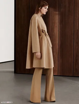 Аутлет бренда Max Mara: Пальто для нее - Синий | Max Mara Пальто  10161005600 на сайте GIGLIO.COM