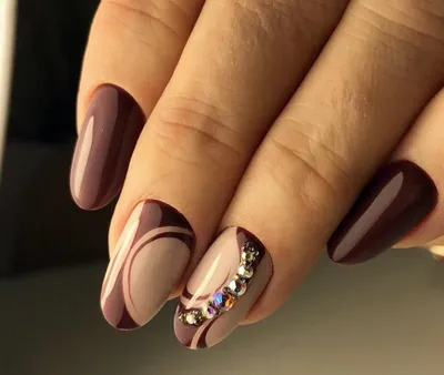 Средние глянцевые накладные ногти цвета вишневого розового цвета, Короткие  круглые накладные ногти Squoval для маникюра, ежедневного салона, накладные  ногти для дизайна ногтей - купить по выгодной цене | AliExpress