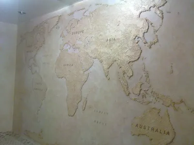 Венецианская штукатурка карта мира - 64 фото