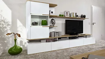 Белая мебель в гостиную в современном и классическом стиле
