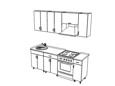Схемы и чертежи кухни с фото для сборки своими руками | Мебель своими руками