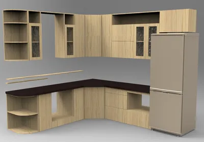 PDF - Угловая кухня 2460х2700 | Лаборатория мебели