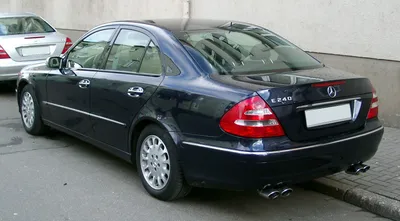 File:Mercedes W211 rear 20080131.jpg - Wikimedia Commons