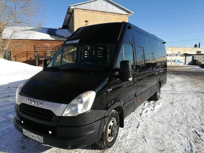 Аренда и заказ черного микроавтобуса Ивеко Дейли (Iveco Daily) на 20 мест в  Самаре