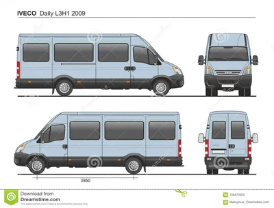 Микроавтобус L3H1 2009 IVECO ежедневный Редакционное Изображение -  иллюстрации насчитывающей ñˆð¸ð½ð°, ð¿ñ€oð: 108475055