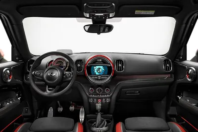 Интерьер салона Mini Countryman John Cooper Works (2017-2019). Фото салона  Mini Countryman John Cooper Works