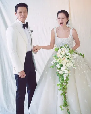 Нетизены сравнили свадебные фотографии Хён Бина — Сон Е Джин и Сон Джун Ки  — Сон Хе Гё - Doraminfo.com