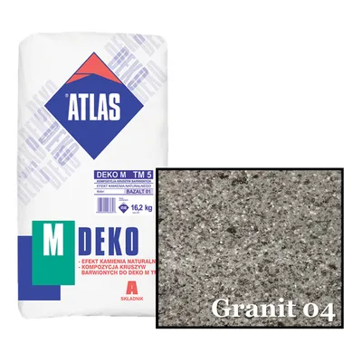 Композиция крошки для мозаичной штукатурки - эффект GRANIT 04 ATLAS DEKO M  ТМ5 16,2кг. купить в Украине ➔ недорогая цена от интернет-магазина СМ  Цитадель, Львов, Киев