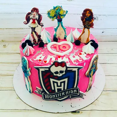 Торт на тему Monster High купить на заказ в Москве с доставкой