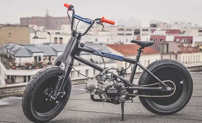 Гибрид Honda Cub и BMX велосипеда | Пикабу