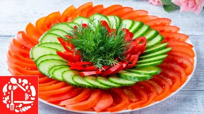 Красивая овощная нарезка на Праздничный стол! 5 овощных тарелок на  Пасхальный стол! - YouTube