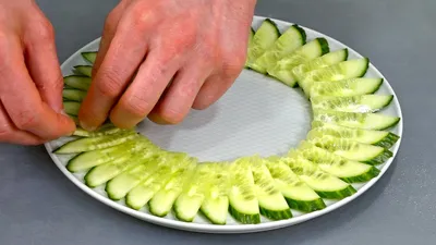 5 НОВЫХ СУПЕР способов, как красиво нарезать овощи на праздничный стол!  УКРАШЕНИЕ овощами! - YouTube