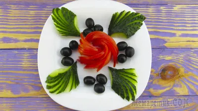 Овощные нарезки на праздничный стол! 2 идеи овощных тарелок!