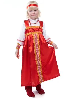Купить русский народный костюм Василиса для девочки детский - арт:152612,  Василиса, Русские народные недорого в магазине в Смоленске, цена 2023