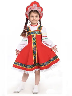 Русский народный костюм для девочки Yasmic 18685314 купить в  интернет-магазине Wildberries