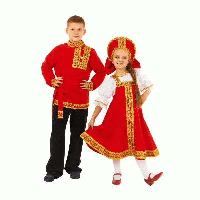 Купить \"василиса с кокошником\" русский народный костюм детская по цене 3  500 ₽ в Москве