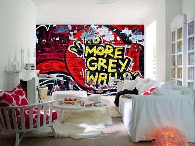 Граффити на стенах в квартире (в комнатах) | Legko.com