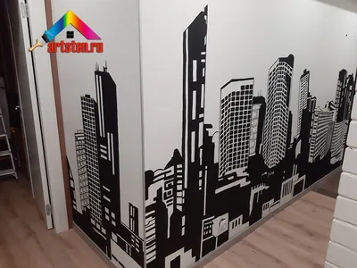 Рисунки на стене в интерьере на заказ в СПб