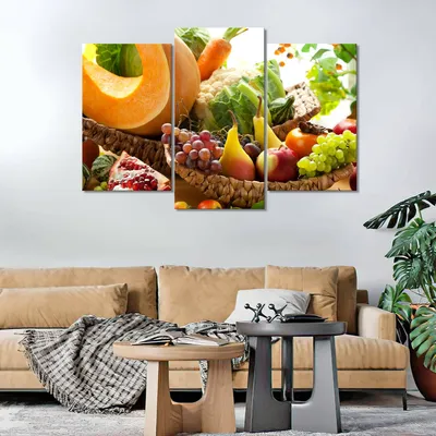 Модульная картина/Модульная картина на холсте/Картина на кухню/фруктовый  натюрморт-fruit still life 90х60 — купить в интернет-магазине по низкой  цене на Яндекс Маркете