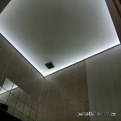 Потолки-24. Натяжные потолки в ванной. Нового поколения.