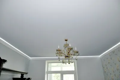 Потолок матовый или сатиновый - 75 фото