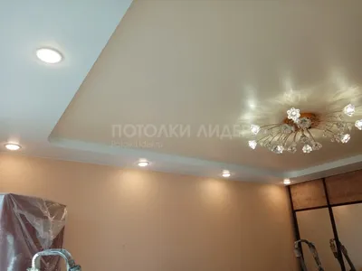Двухуровневые натяжные потолки, они же многоуровневые натяжные потолки в  Санкт-Петербурге цена и фото — компания «Лидер»