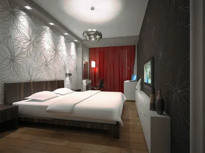 Картинки по запросу натяжные потолки в спальне 12 кв м | Декор для маленькой  спальни, Дизайны небольших спален, Длинная узкая спальня