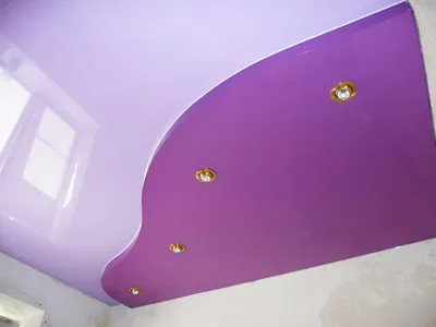 Фиолетовые потолки: цены за м2 и фото — компания «Эколюкс» в Симферополе