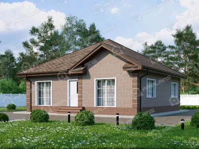 Проект одноэтажного дома 100 кв м для небольшой семьи | Arplans.ru -  проекты домов | Дзен