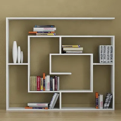 Дизайнерские модульные полки из дерева на стену в ванную комнату или в  комнату для книг