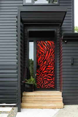 Дизайнерские нестандартные двери - Стальные двери от производителя Дверь по  прозвищу Зверь