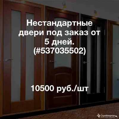 Нестандартные двери под заказ от 5 дней. — купить в Пскове по цене 10500  руб за шт на СтройПортал
