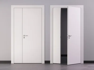 Системы открывания Распашная дверь с боковой фрамугой в коробе KOMPLANAR  фабрика дверей Прованс