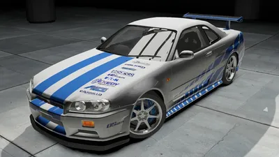 Nissan Skyline R34 из Двойной Форсаж (2 Fast 2 Furious) в NFS Shift 2  Unleashed / Spa-Francorchamps - YouTube