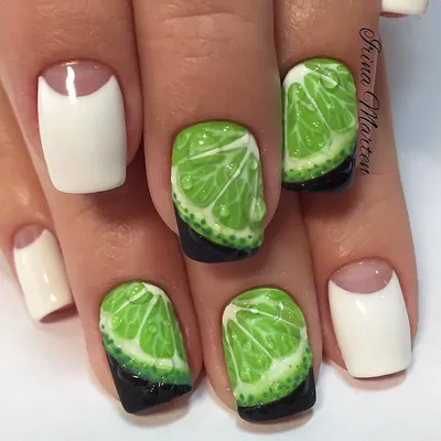 Instagram photo by NailArtClub • Jun 24, 2016 at 9:55am UTC | Fruit nail  art, Nail art, Manicure