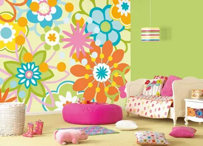 Обои для девочки в детскую комнату (54 фото): с бабочками в интерьере,  желтая для 7 и 10 лет, красивые, розовые, яркие