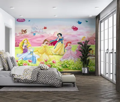 Настенные 3D-обои 8d по индивидуальному заказу, Фреска для детской комнаты,  девушки, спальни, декоративное покрытие для стен - купить по выгодной цене  | AliExpress