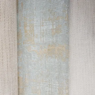 Обои метровые виниловые на флизелине Yuanlong Samsara лофт под штукатурку  под бетон голубые с бежевым 3д: продажа, цена в Полтаве. Рулонные обои от  \"Интернет-магазин обоев, ковров и текстиля для дома LUXURY-HOME\"