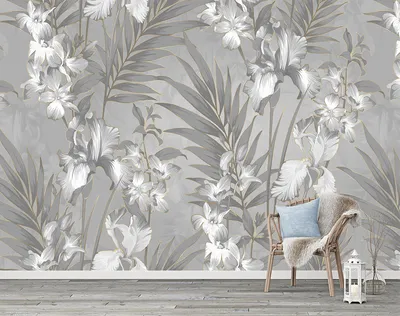 Фотообои флизелиновые Barton wallpapers 400х270 см Цветы Лилии в Москве –  купить по низкой цене в интернет-магазине Леруа Мерлен