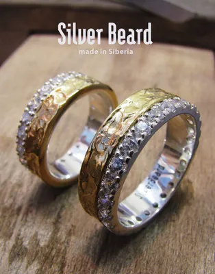 Кольцо с камнями Сваровски | Silver Beard