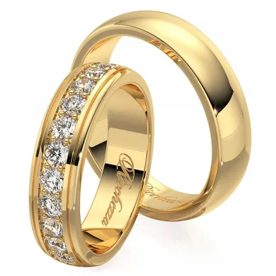 Обручальные кольца с бриллиантами - это, безусловно, уже традиция. Кольца  украшают самым проч… | Couple wedding rings, Engagement rings couple,  Wedding rings photos