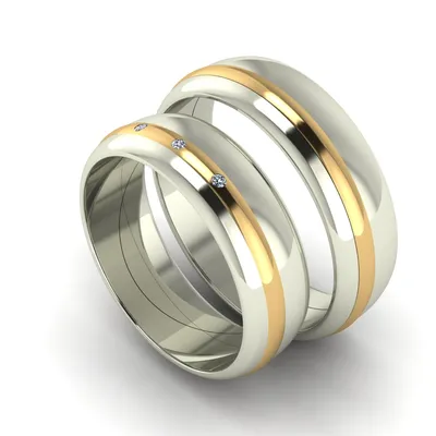 Обручальные кольца с полоской и камнями в женском купить от 27916 грн |  EliteGold.ua