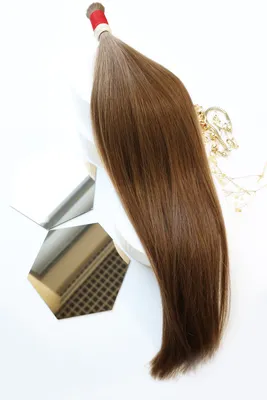 Купить волосы на трессах, прямые, на заколках, 12 шт, 60 см, 220 гр, цвет  тёмный шоколад(#SHT33A), цены на Мегамаркет | Артикул: 100034491867