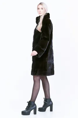 Норковая шуба 456 женская модель цвет блэк - купить по цене 145 000 ₽ в  Омске | МЕХАPLAZA 456