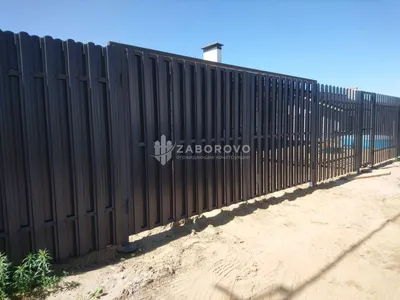 Забор на винтовых сваях под ключ в Москве - цены от Заборово