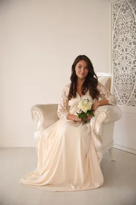 Кружевное платье для венчания \"Иудифь\" - Платья для Венчания, цена от 11000  руб. | Мироносицы. Магазин одежды для православных женщин