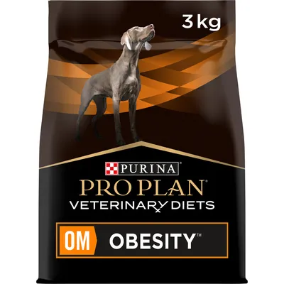 Сухой корм Pro Plan Veterinary Diets OM для любых собак при ожирении 3 кг —  купить в интернет-магазине OZON с быстрой доставкой