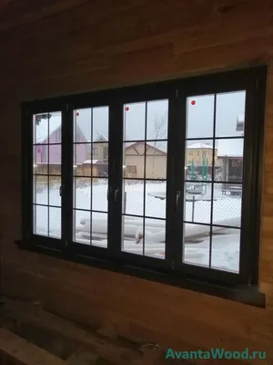 Деревянные окна с раскладкой шпросами — цена | AvantaWood