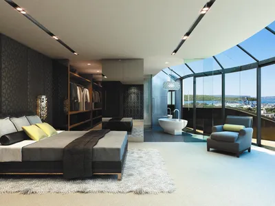 диван, стоящий против окна с видом на море Стоковое Изображение -  изображение насчитывающей аккомпанименты, конструкция: 220180453