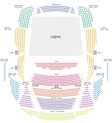 Московский концертный зал \"Зарядье\". Схемы залов